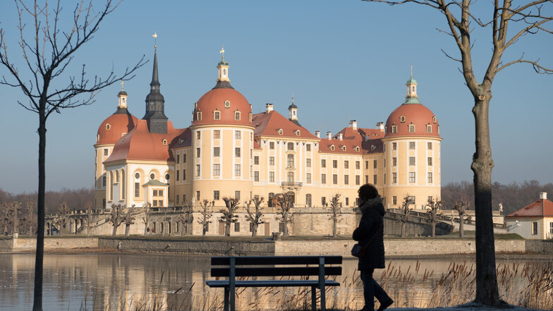 Ab 23. März geht es in einer Sonderschau im Schloss Moritzburg um Ledertapeten.