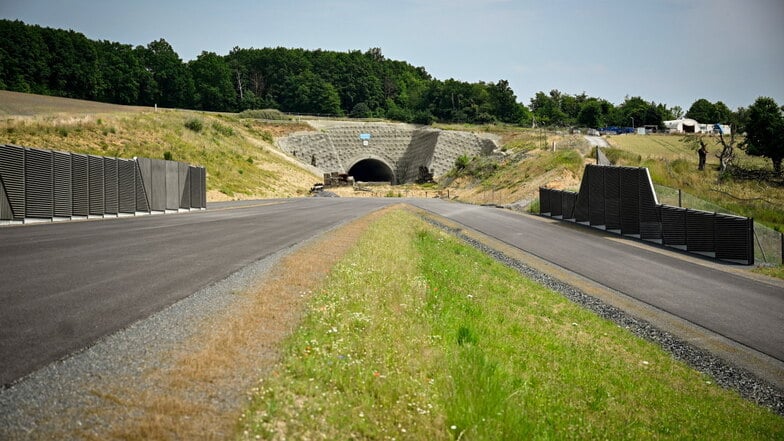 Südumfahrung Pirna: Am Tunnel wird wieder gebaut