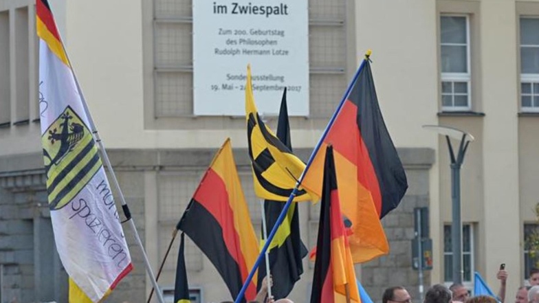 Im April gab es eine Demonstration der AfD auf dem Bautzener Kornmarkt.