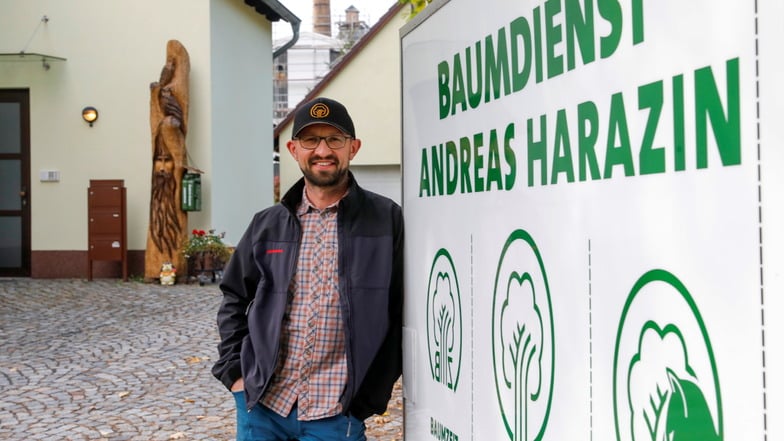 Andreas Harazin hat sein Baumdienst-Unternehmen um zwei weitere Geschäftsfelder erweitert.