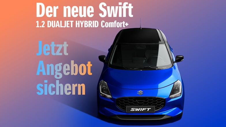 Der neue Suzuki Swift überzeugt sowohl in Design und Interieur, als auch in Sicherheit und Komfort.