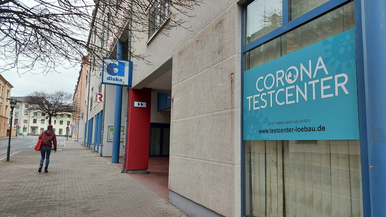 In der Sachsenstraße in Löbau eröffnet dieser Tage ein neues Corona-Testcenter.