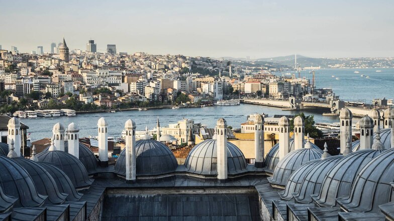 Blick über Istanbul.