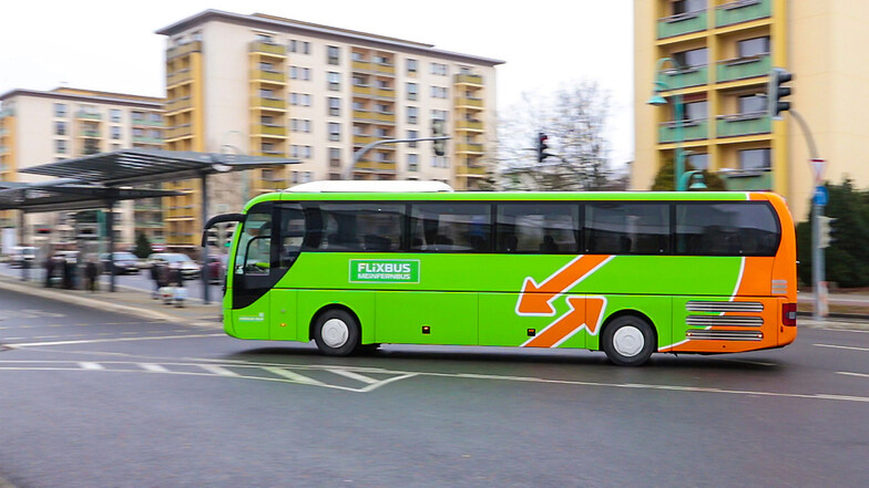 So sah es vor einigen Jahren aus, als der Flixbus die Fernbushaltestelle am Lausitzer Platz angefahren hat.