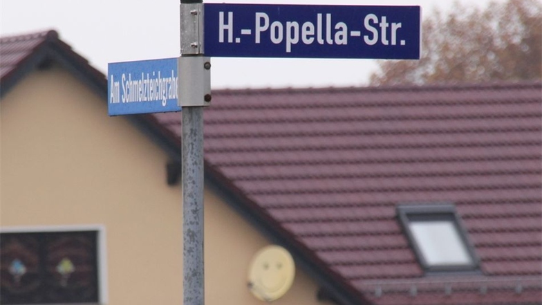 Die Popella-Straße.