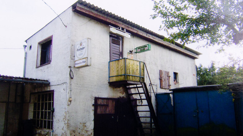 Der "Drushba Club" nach der Wende. Bis Mitte der 90er Jahre wurde er noch betrieben.