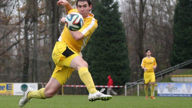 Torsten Marx auf dem Fußballplatz: Er spielte unter anderem bei der A-Jugend von Dynamo Dresden und bei Budissa.