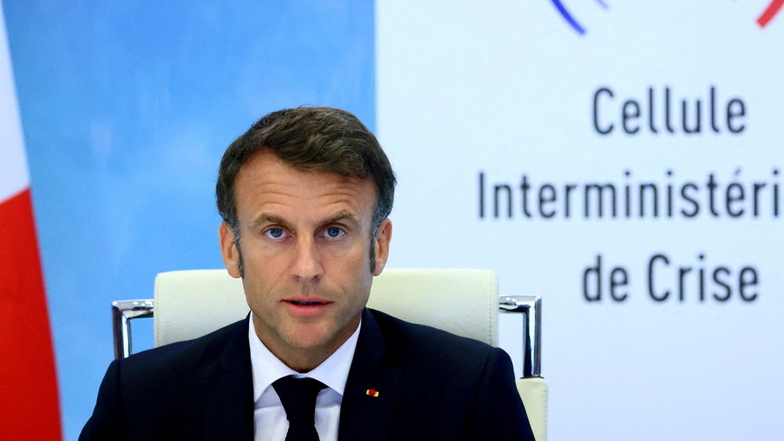 Macron sieht bei Krawallen Eltern und Soziale Medien in Verantwortung