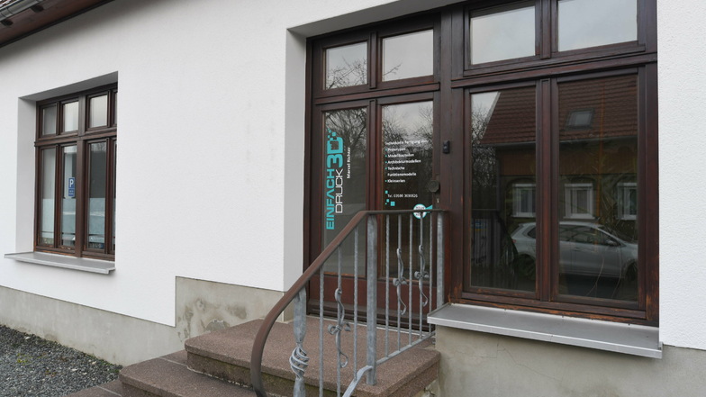 Der Firmensitz von "Einfach3DDruck" in der Beerbergstraße 7 in Neugersdorf. Früher war hier mal Ostsachsen TV .