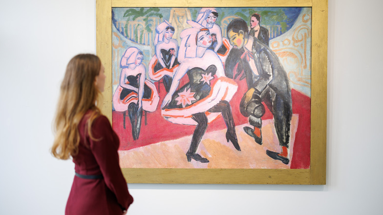 Das Bild von Ernst Ludwig Kirchner "Tanz im Varieté" aus dem Jahr 1911, war jahrzehntelang verschwunden.