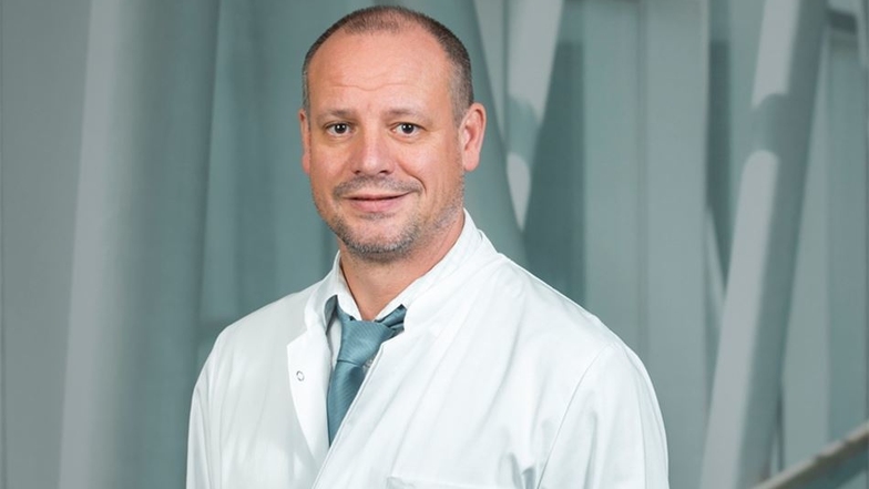 Dr. med. Torsten Fuß, Chefarzt der Klinik für Innere Medizin/Angiologie am Elblandklinikum Radebeul.
