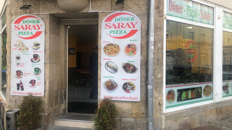 Saray Döner Pizza in der Dresdner Straße.
