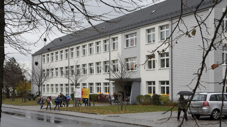 Das Christliche Gymnasium "Rudolf Stempel" in Riesa.