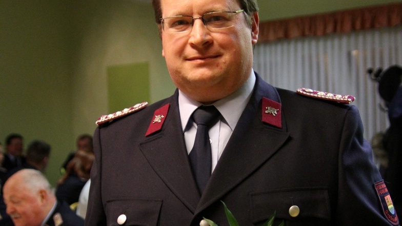 Knut Herrmann wurde zum Gemeindewehrleiter der Feuerwehr Großweitzschen gewählt.
