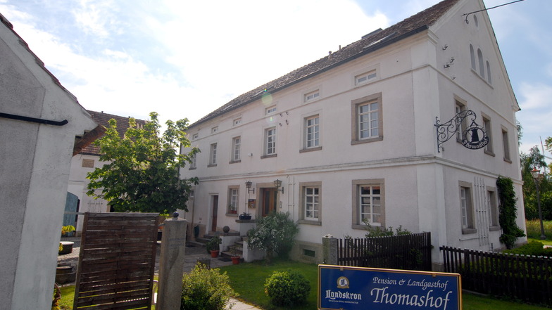 Landgasthof und Hotel "Thomashof" in Borda, einem Ortsteil von Reichenbach.