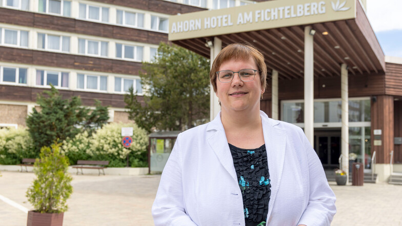 Cindy Beck, Regionalleiterin der Ahorn-Hotels in Oberwiesenthal