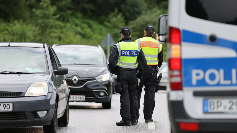 Auch an der deutsch-dänischen Grenze kontrolliert die Bundespolizei stichprobenartig Einreisende.