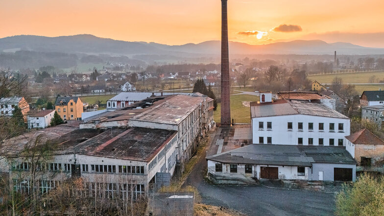 Ein Teil der ehemaligen Textilfabrik Bekon im Herzen von Hradek.