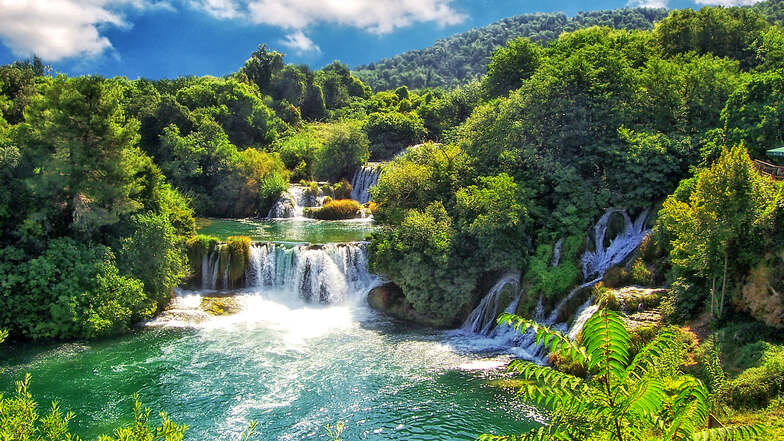 Krk-Nationalpark bei Šibenik in Kroatien
