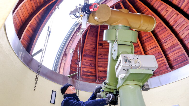 Die Sternwarte in Radebeul hat nicht nur Teleskope zur Beobachtung des Weltalls zu bieten. Sie veranstaltet auch Shows.