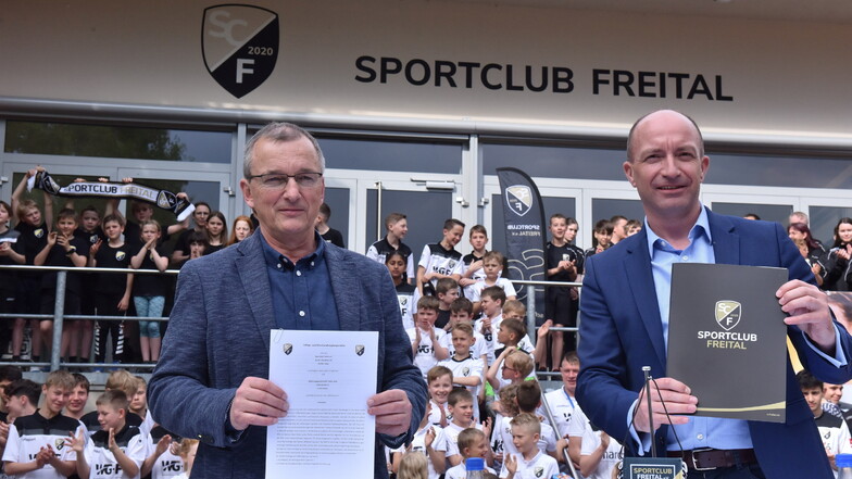 Sportclub Freital bekommt neuen Sponsorenvertrag