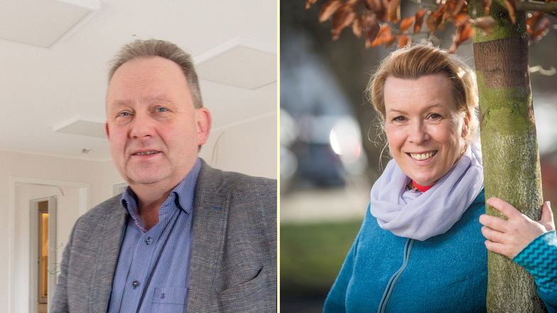 In Wachau treten der Amtsinhaber und eine weitere Kandidatin zur Wahl an: Veit Künzelmann (CDU) und Anett Jahn (parteilos).