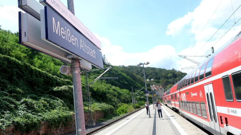 Vorläufig ist in Meißen Altstadt Schluss für die S1. Ab 14. September gibt es wieder SEV von Coswig nach Meißen und dann von Meißen ins Triebischtal.