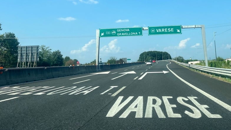 Die Autostrada zwischen Mailand und Varese war die erste moderne Autobahn der Welt.