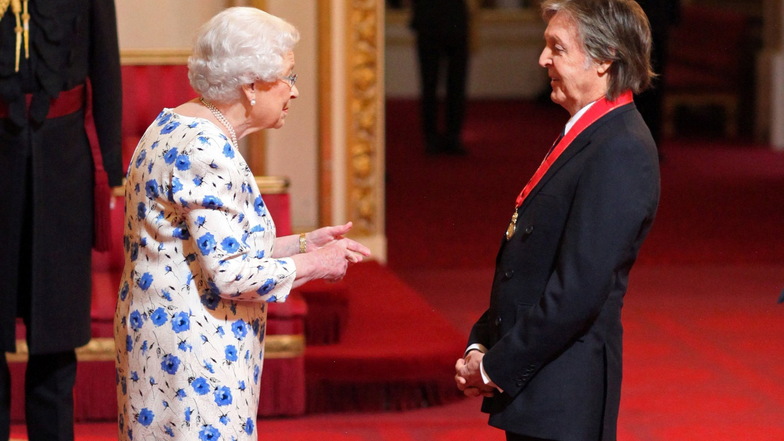 Sir Paul McCartney wurde im Jahr 2018 von Königin Elizabeth II. der Verdienstorden "Companion of Honour" verliehen.