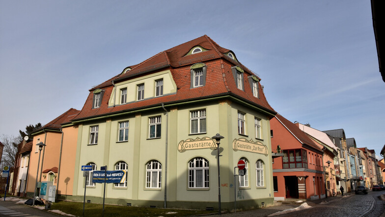 Gaststätte „Zur Post“ in der Altstadt von Hoyerswerda