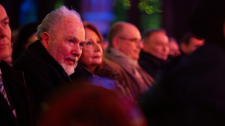 Unternehmer Rolf Lohbeck bei dem Konzert von Heino in der Lutherkirche in Görlitz.