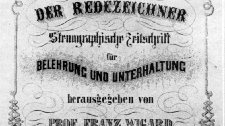 Wigard, Wegbereiter der Gabelsbergerschen Stenografie in Sachsen, gab Mitte des 19. Jahrhundert auch eine stenografische Zeitschrift heraus. 