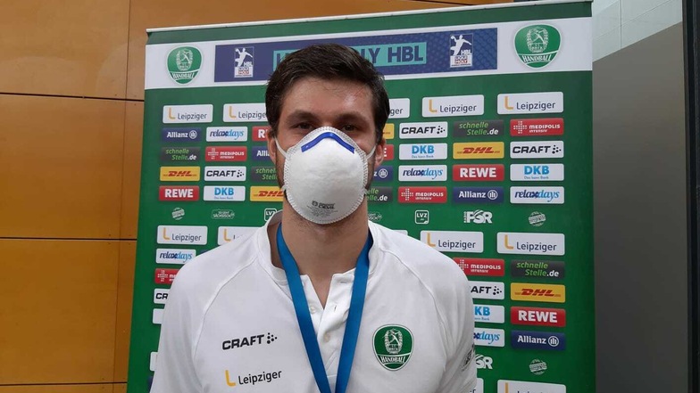 Erlebt seine ersten Monate in Sachsen während der Corona-Pandemie: Der dänische Handballer Martin Larsen.