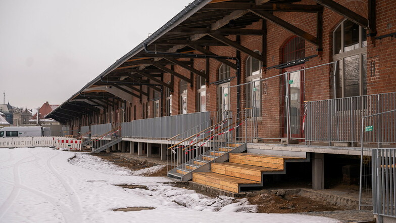 Die neue Waldorfschule in Görlitz im früheren Güterbahnhof.