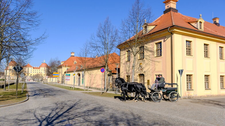 Moritzburg schützt Gestüt und Schloss