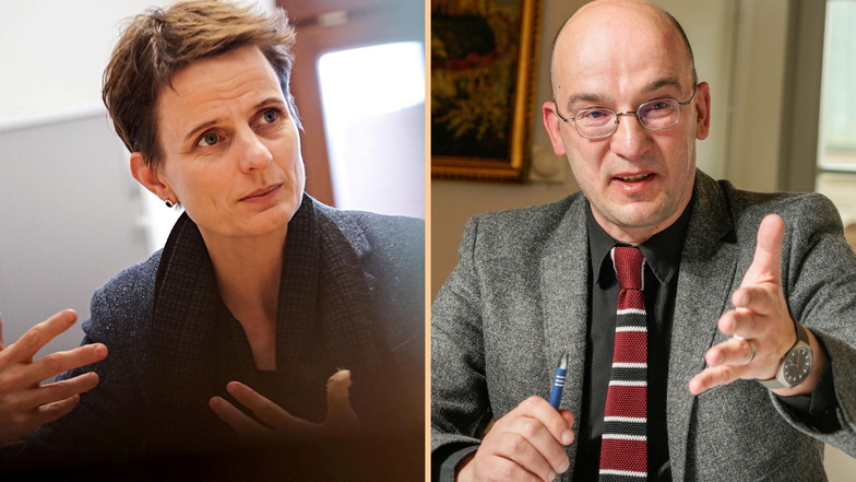 Auch die Amtszeit von Bautzens Baubürgermeisterin Juliane Naumann und Finanzbürgermeister Robert Böhmer endet in diesem Jahr. Werden sie wieder kandidieren?