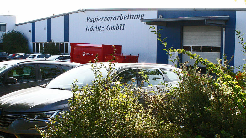 Die Papierverarbeitung GmbH heißt weiterhin nach der Stadt Görlitz, doch mittlerweile ist sie mitten im Gewerbegebiet von Markersdorf zu finden.