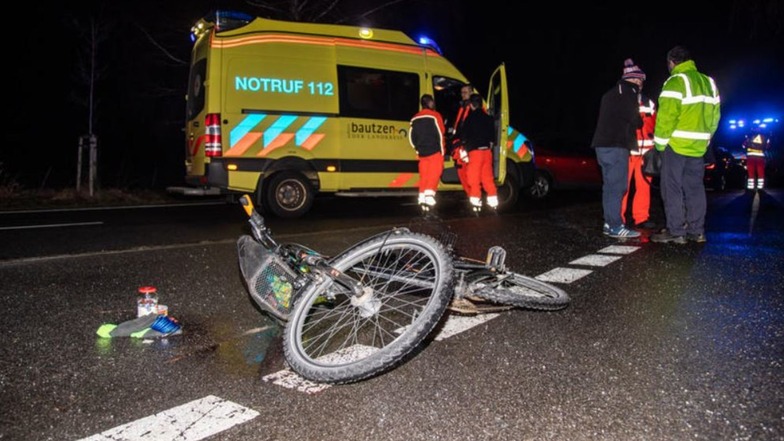 Ein betrunkener Fahrradfahrer war in Neukirch gestürzt.