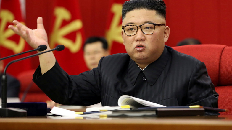 Nordkoreas Machthaber Kim Jong Un hat die Bevölkerung auf eine schlechtere Versorgung mit Nahrungsmitteln vorbereitet.