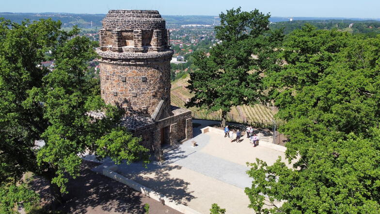 Im vorigen Jahr konnte die Stadt den neu gestalteten Vorplatz am Bismarckturm einweihen.