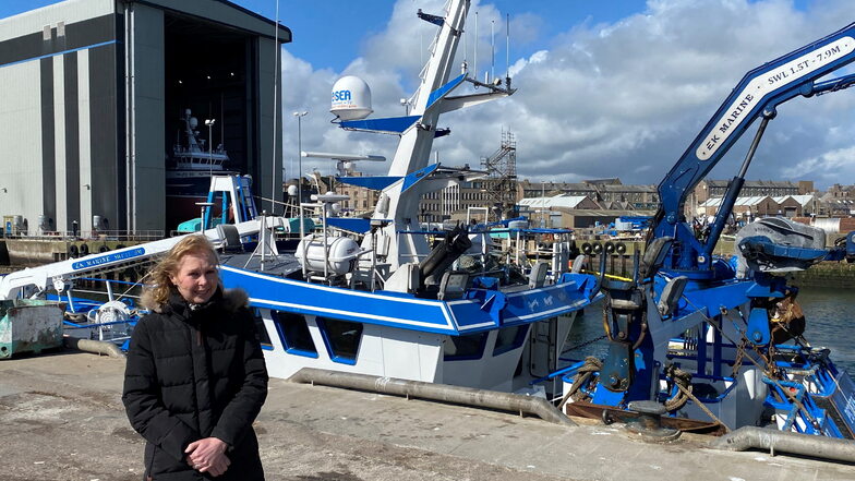 Elspeth Macdonald, die Vorsitzende des Schottischen Fischereiverbandes SFF.