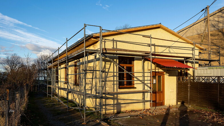 Das Schützenhaus in Dittersdorf bekommt ein neues Dach. So war es auch geplant.