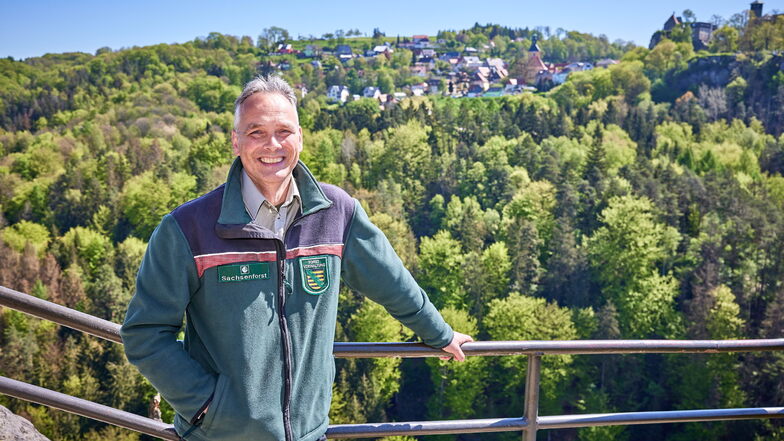 Uwe Borrmeister ist seit Mai 2023 Chef des Nationalparks Sächsische Schweiz. Er wird auch die künftige gemeinsame Forstverwaltung leiten.