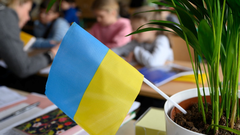 Die Schüler aus der Ukraine blieben in Sachsen bisher oft unter sich. Sie wurden in extra Klassen auch auf Ukrainisch unterrichtet.
