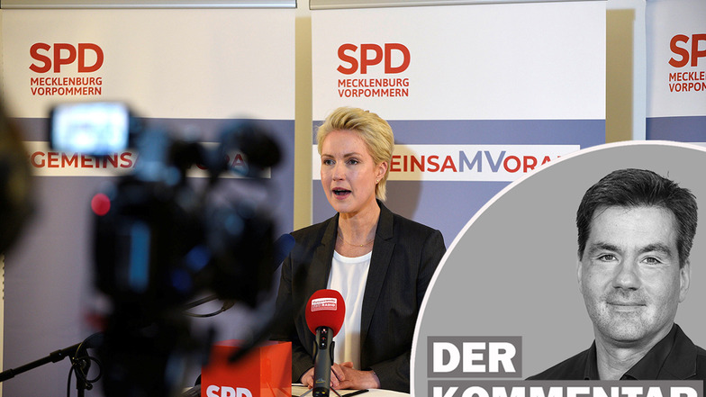 Manuela Schwesig (SPD) will in Mecklenburg-Vorpommern mit den Linken Koalition.