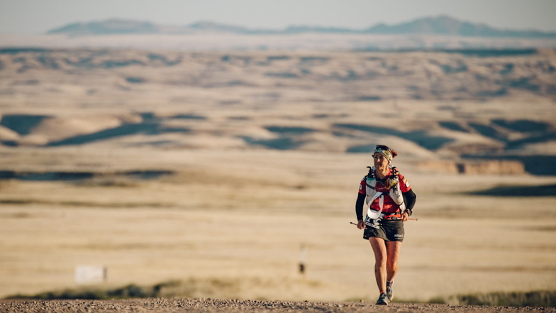 Extremläuferin Kerstin Kupka in Namibia.
Foto: Canal/Aventure.Shams
Foto: CanalAventure.Shams