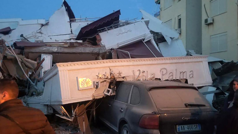 Starkes Erdbeben in Albanien