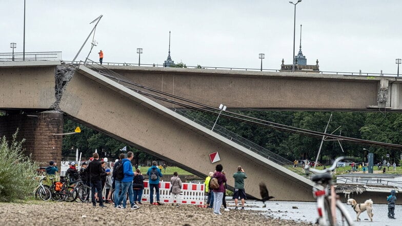 Der Einsturz der Carolabrücke in Dresden geht vielen Menschen nahe - und hat Auswirkungen auf ihren Alltag.