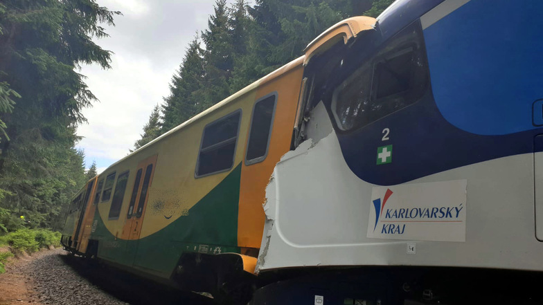 Am 7. Juli 2020 waren im tschechischen Erzgebirge zwei Triebwagen zusammengestoßen. Zwei Fahrgäste starben.