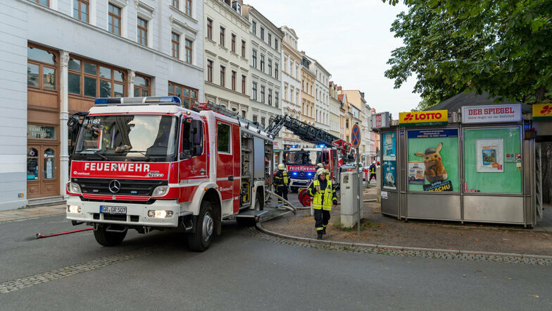 Die Feuerwehr rückte am Sonnabend zu einem Brand in der Elisabethstraße 3 in Görlitz aus.